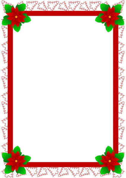 Christmas frame — Stock Vector