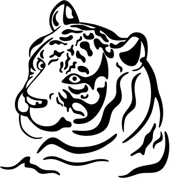 Tigre — Vettoriale Stock