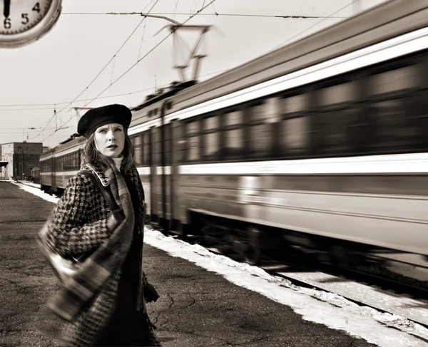 Comboio perdido — Fotografia de Stock