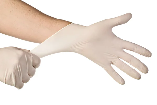 Rękawice lateksowe — Zdjęcie stockowe