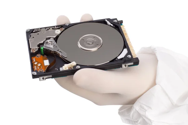 Hdd in hand — Stock Photo, Image