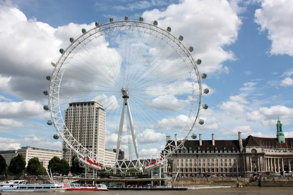 London Eye, Reino Unido Fotos De Bancos De Imagens
