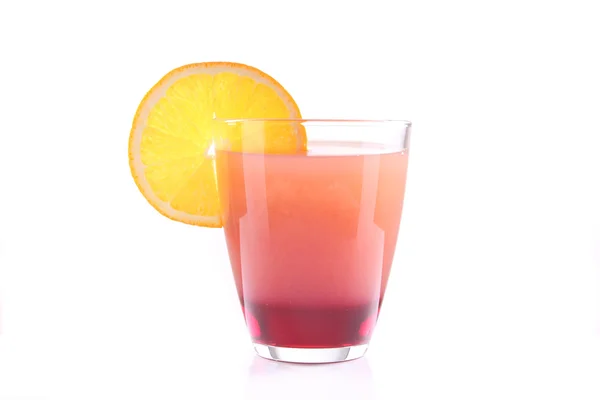 Fruitige gelaagde drank — Stockfoto