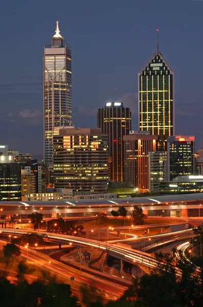Panoramę miasta Perth Obrazek Stockowy