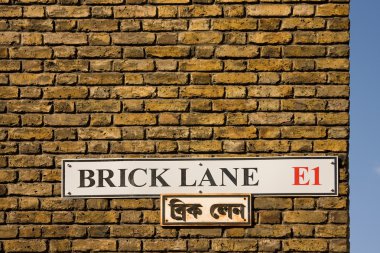 Brick Lane, London clipart