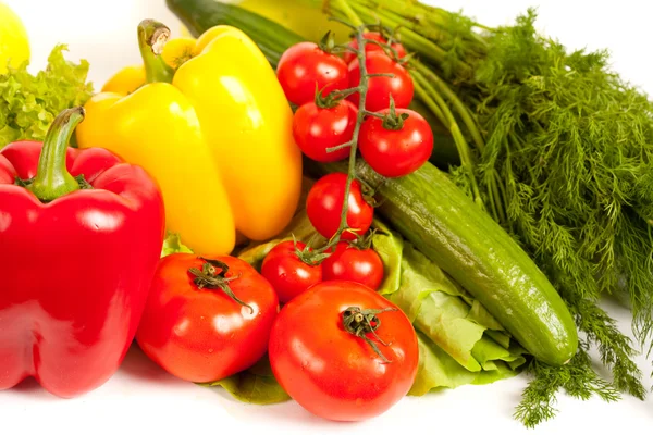 Пучок свіжих овочів — стокове фото