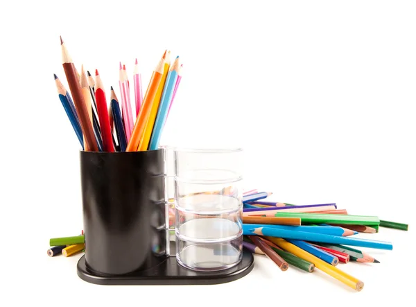 Molte matite colorate — Foto Stock