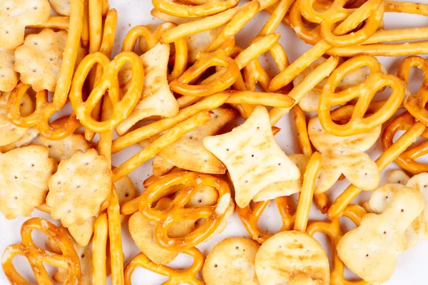 Läckra mini pretzels — Stockfoto