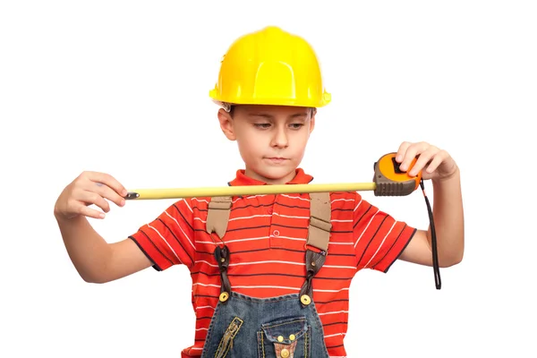 Lilla byggnadsarbetare — Stockfoto
