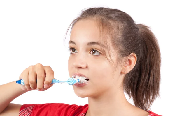 Cepillarse los dientes —  Fotos de Stock