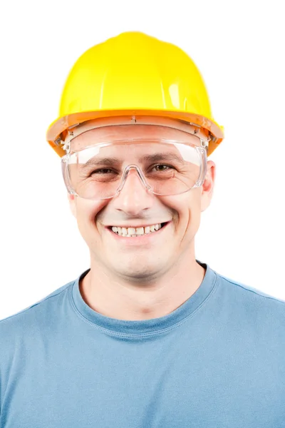 Colarinho azul trabalhador — Fotografia de Stock