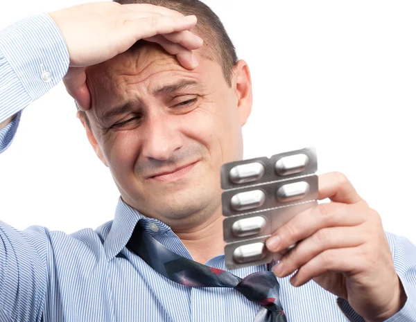 Zakenman met hoofdpijn — Stockfoto