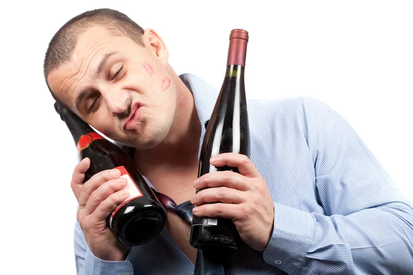 Legrační opilý obchodník — Stock fotografie