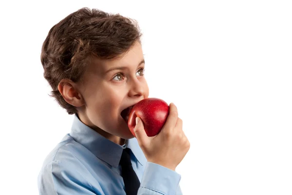 Lunchrast med äpple — Stockfoto