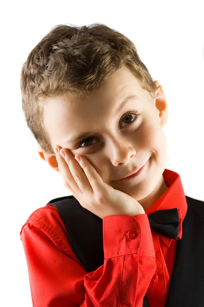 Cute kid thinking — Stock Photo, Image