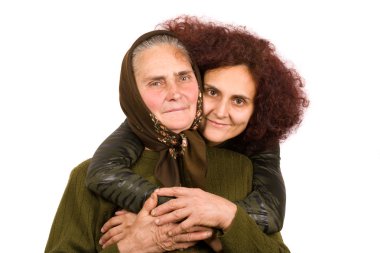 Anne ve kızı.