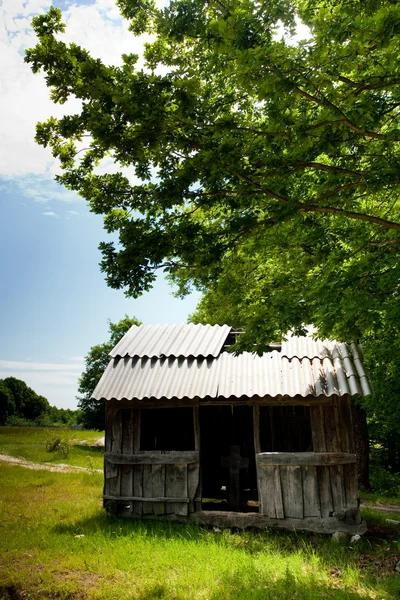 Shelter on a hill — Stock Photo, Image