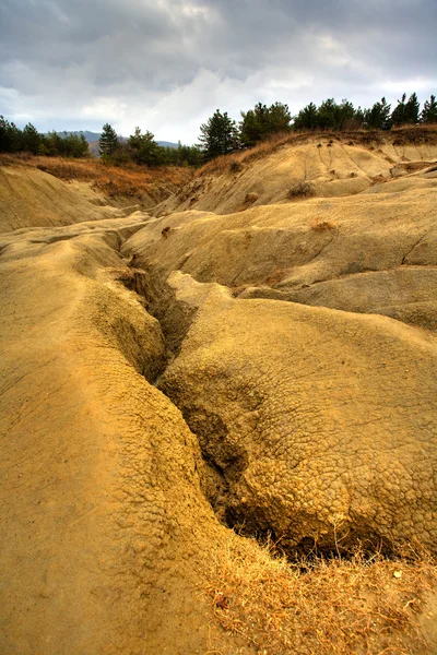 Muddy volcanoes from Romania — Stock Photo, Image