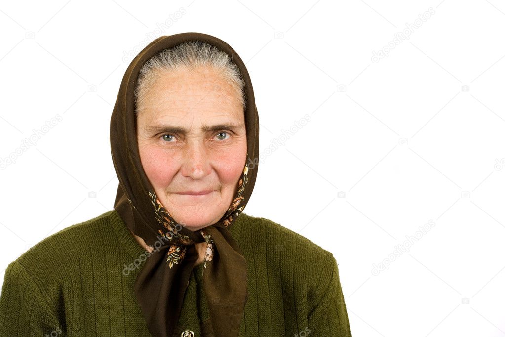 Old peasant woman