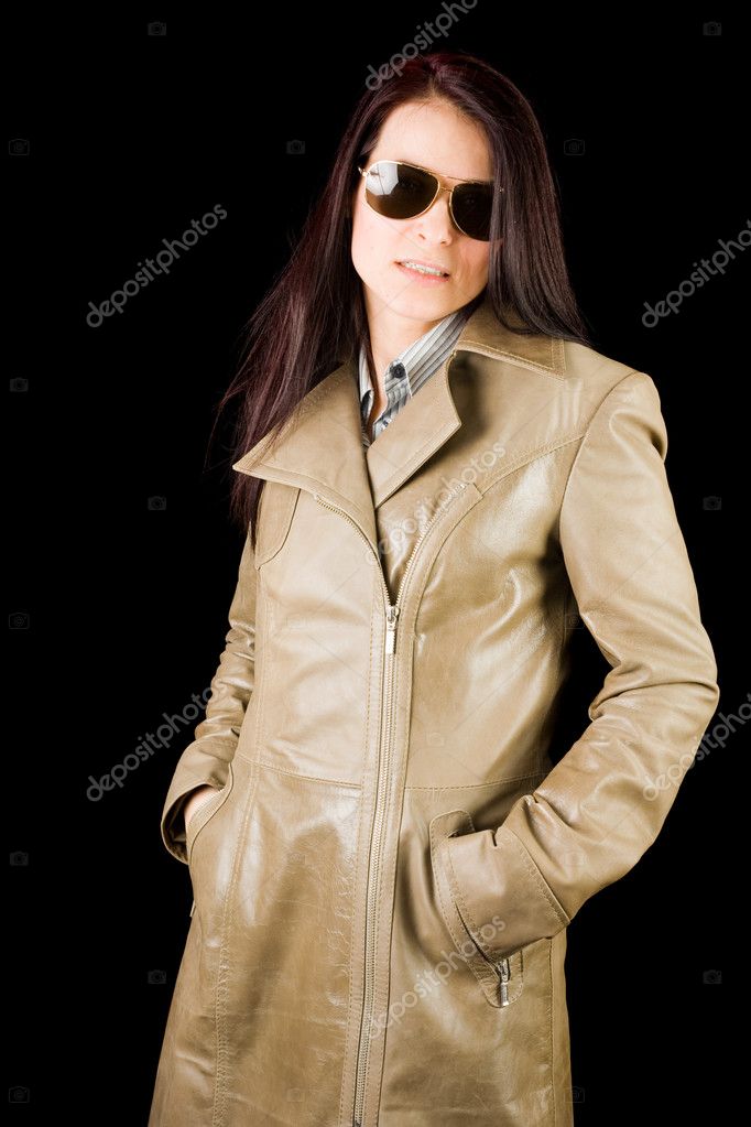 Pretty lady in overcoat — Stock Photo © Xalanx #2246862