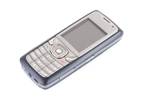 Mobiltelefon på vit bakgrund — Stockfoto