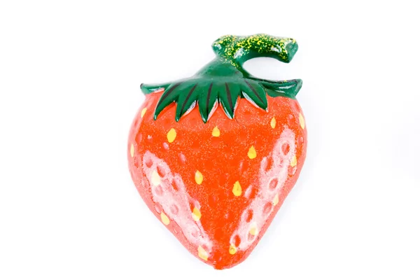 Erdbeerspielzeug aus Kunststoff — Stockfoto