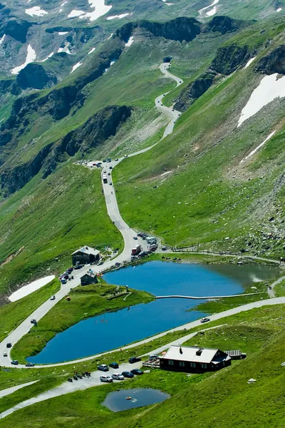 Дорога в Альпах — стокове фото
