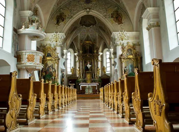 Inside of a church — Stock Photo, Image