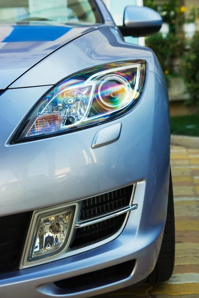 stock image Front view of a sports car