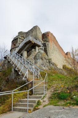 Ruins of Dracula's fortress clipart