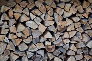 Stack of logs clipart
