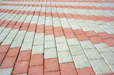 Pavement with pattern clipart