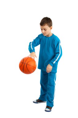 Basketball kid clipart