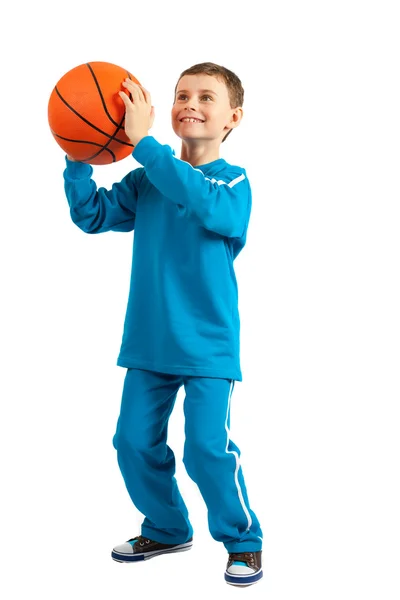 Basketbal kid — Stockfoto