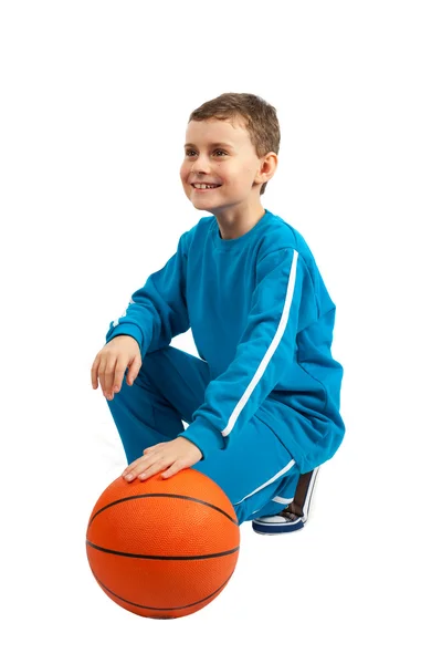 Basketball kid Royalty Free Stock Images