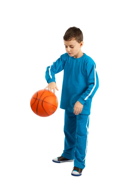 Basketball kid Royalty Free Stock Photos
