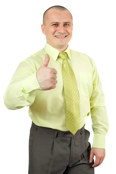 Business thumbs up — Stock Photo, Image