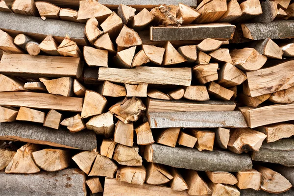 Stack of firewood — Stock Photo, Image