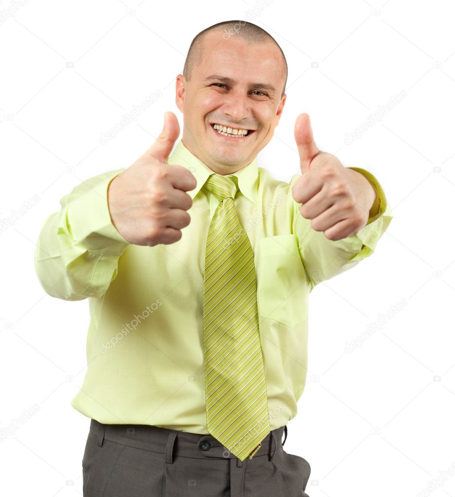 Business thumbs up