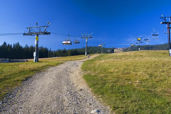 Stol-lift i Tatrabergen — Stockfoto