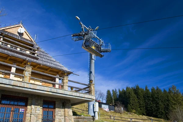 Chair-lift in Tatra Mountains — Stock Photo, Image