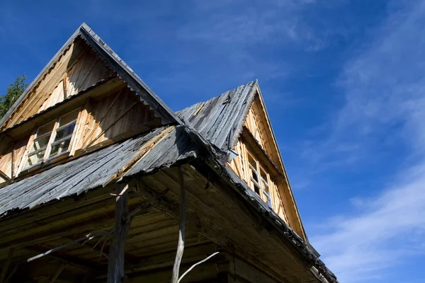 Gamla traditionella hus i zakopane — Stockfoto