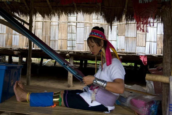 stock image Young woman from Long Neck Village