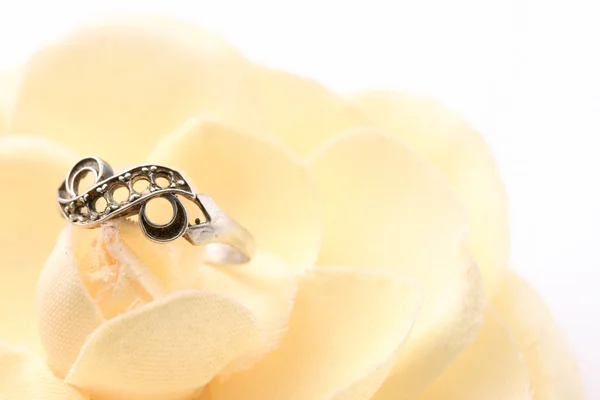 Ring auf Blume — Stockfoto