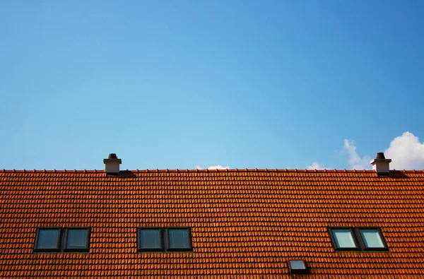 Puncak atap — Stok Foto