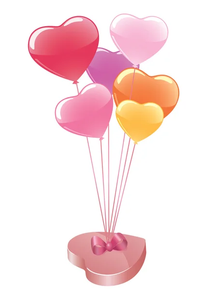 糖果和气球 — 图库矢量图片