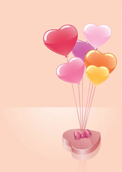 糖果和气球 — 图库矢量图片