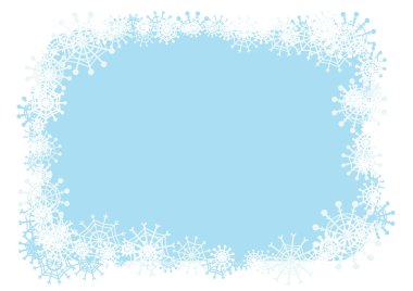 Winter frame clipart