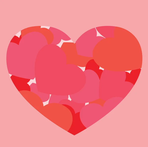 Srdce vzorkovnice — Stockový vektor
