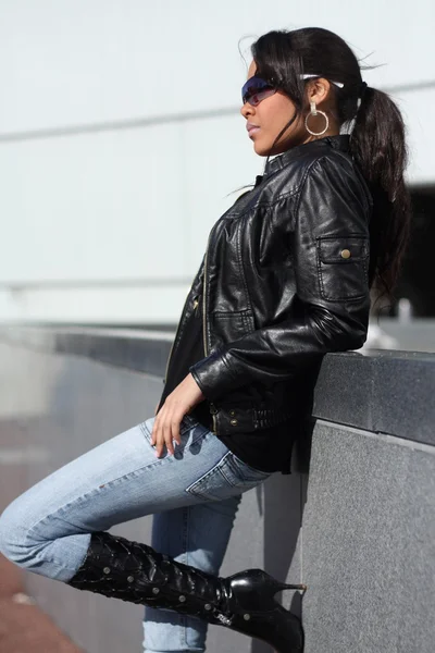 stock image Young woman, outdoors